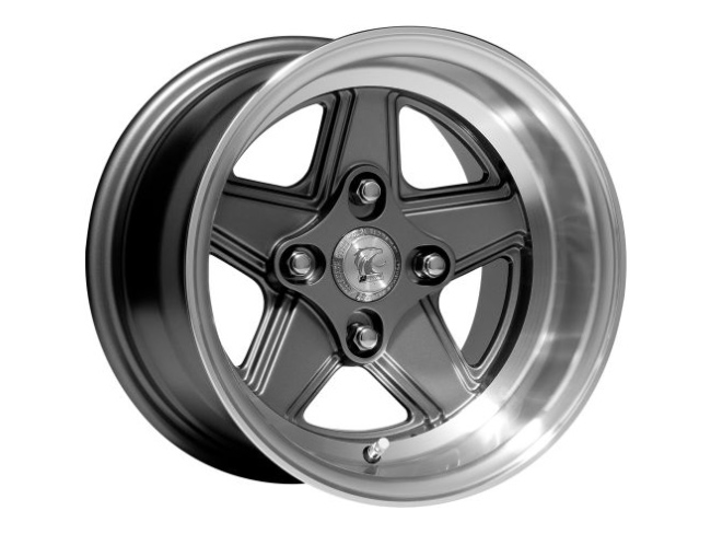 13″ A-Line Assen 4/100 Gunmetal Machined Lip Alloy Wheels