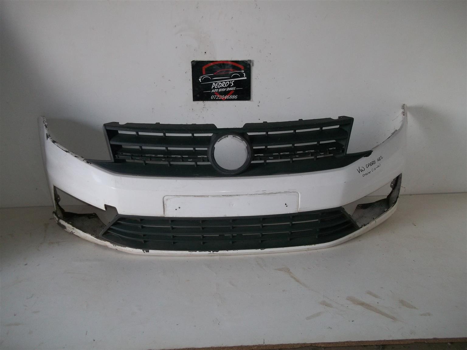 VW Caddy '15-'20 front bumper with upper & lower grilles - Private Seller VW Caddy '15-'20 front bumper with upper & lower grilles - Private Seller