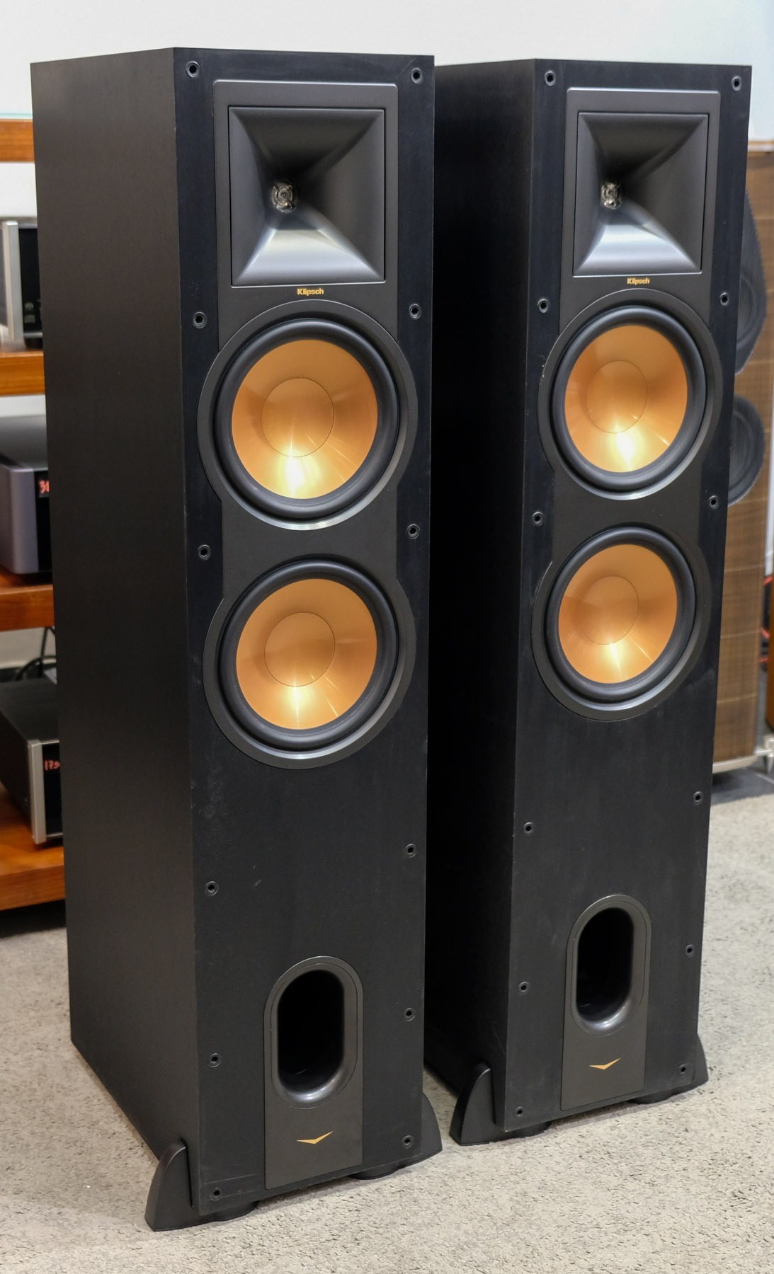 KLIPSCH R28F TOWER LOUDSPEAKERS KLIPSCH R28F TOWER LOUDSPEAKERS
