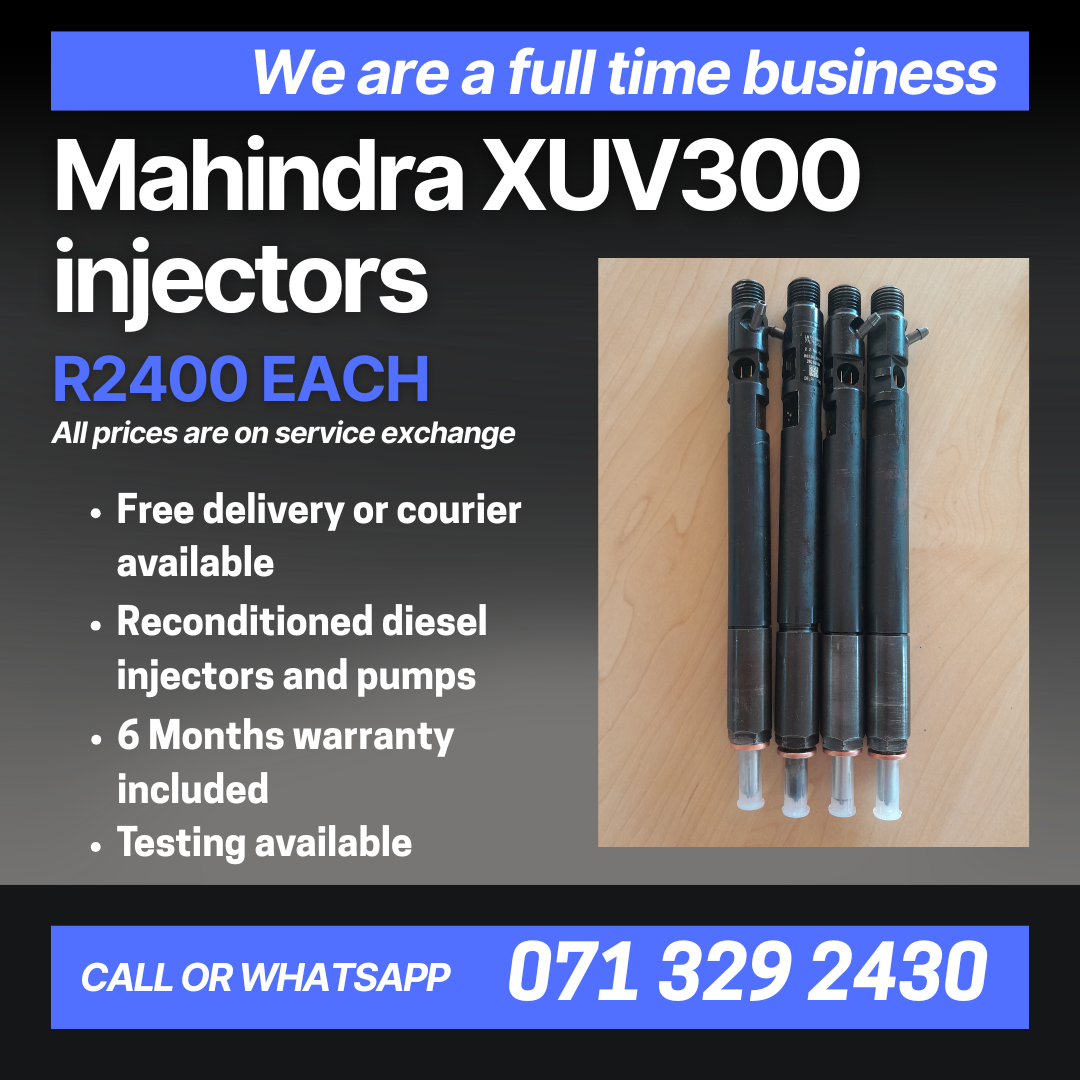 MAHINDRA XUV300 INJECTORS FOR SALE WITH WARRANTY INCLUDED - Private Seller MAHINDRA XUV300 INJECTORS FOR SALE WITH WARRANTY INCLUDED - Private Seller