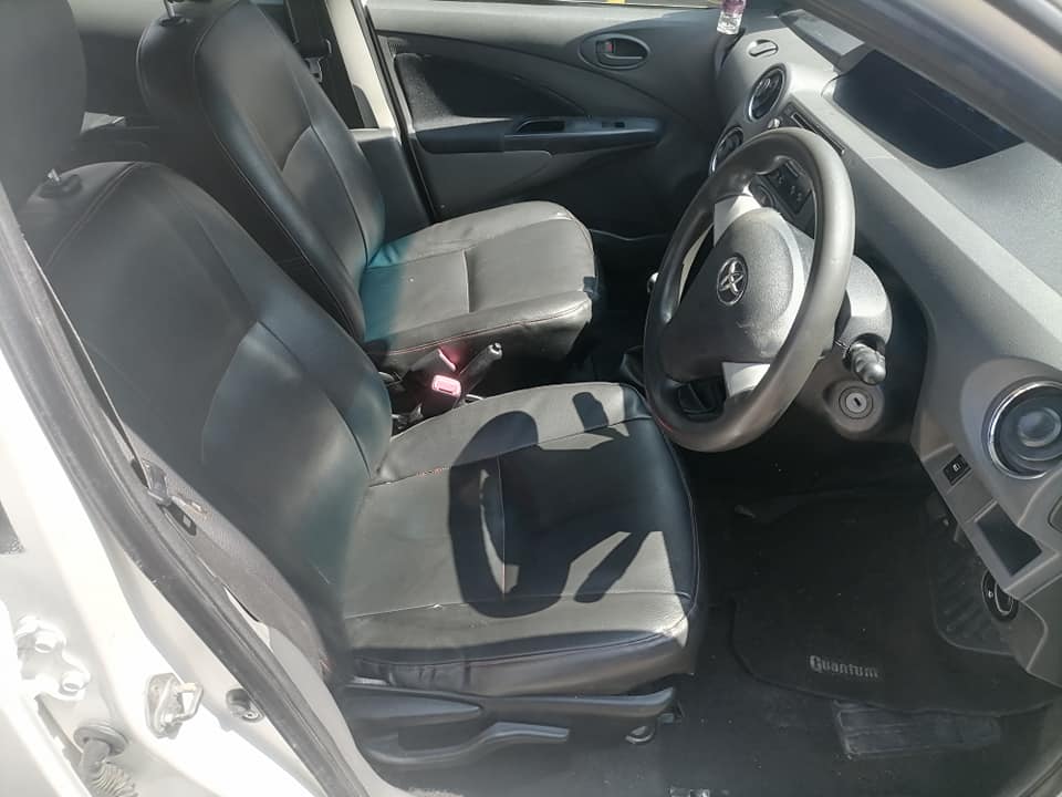2017 Toyota Etios 1.5 Sedan with a leather seat