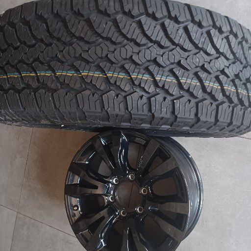 Isuzu spare wheel