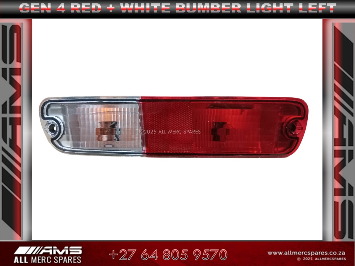 NEW MITSUBISHI PAJERO GEN 4 RED + WHITE BUMPER LIGHT LEFT SIDE FOR SALE - Private Seller NEW MITSUBISHI PAJERO GEN 4 RED + WHITE BUMPER LIGHT LEFT SIDE FOR SALE - Private Seller
