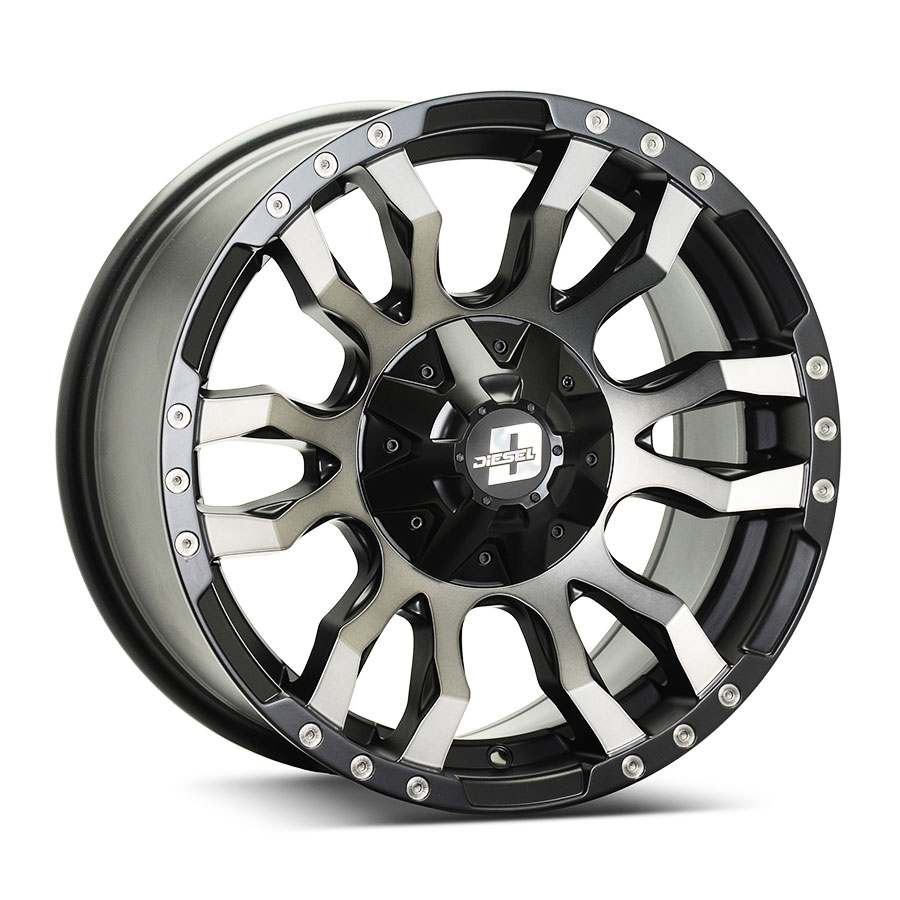 17″ SSW S382 Florida 5/150 Machined Gunmetal & Black Alloy Wheels