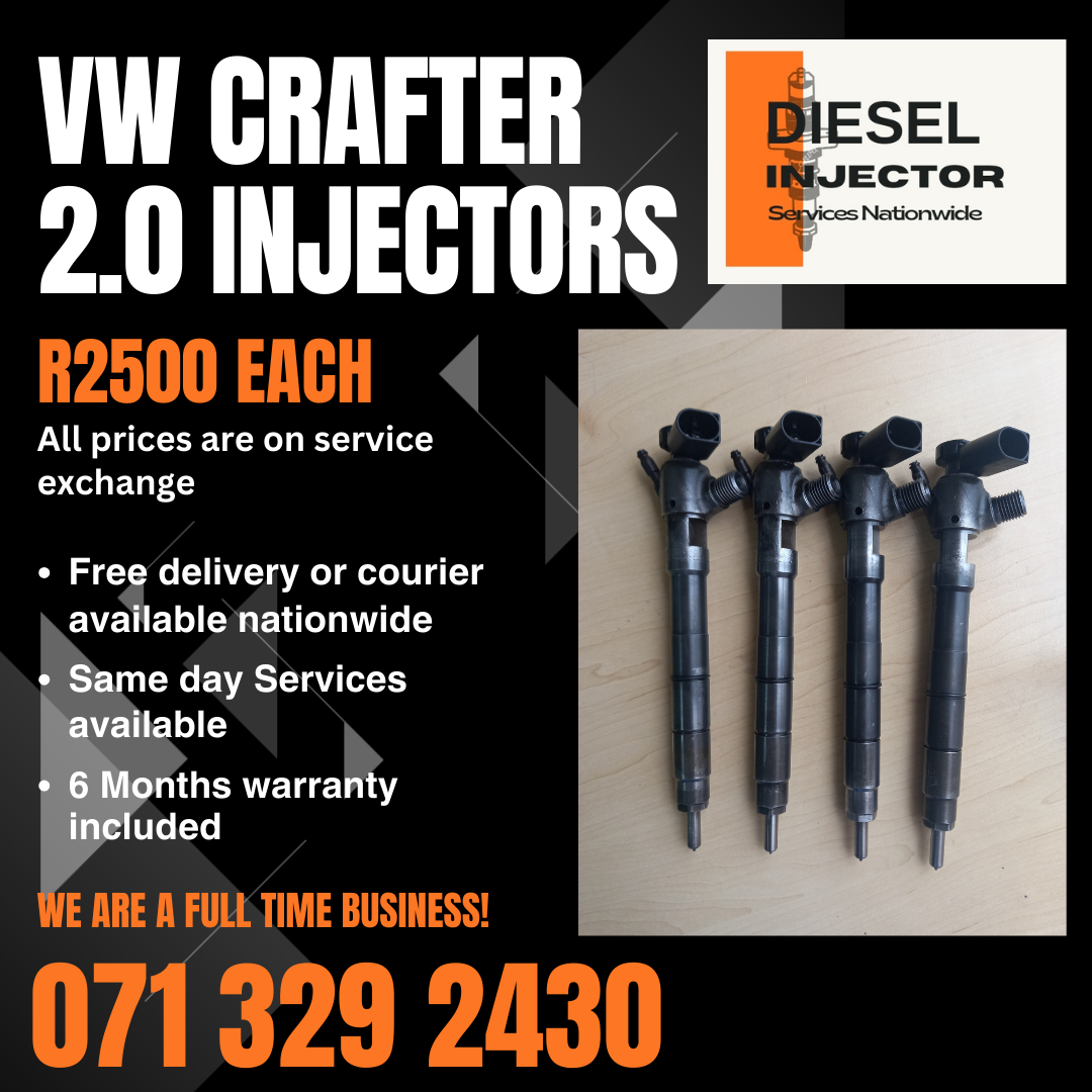 VW CRAFTER 2.0 INJECTORS FOR SALE WITH WARRANTY INCLUDED - Private Seller VW CRAFTER 2.0 INJECTORS FOR SALE WITH WARRANTY INCLUDED - Private Seller