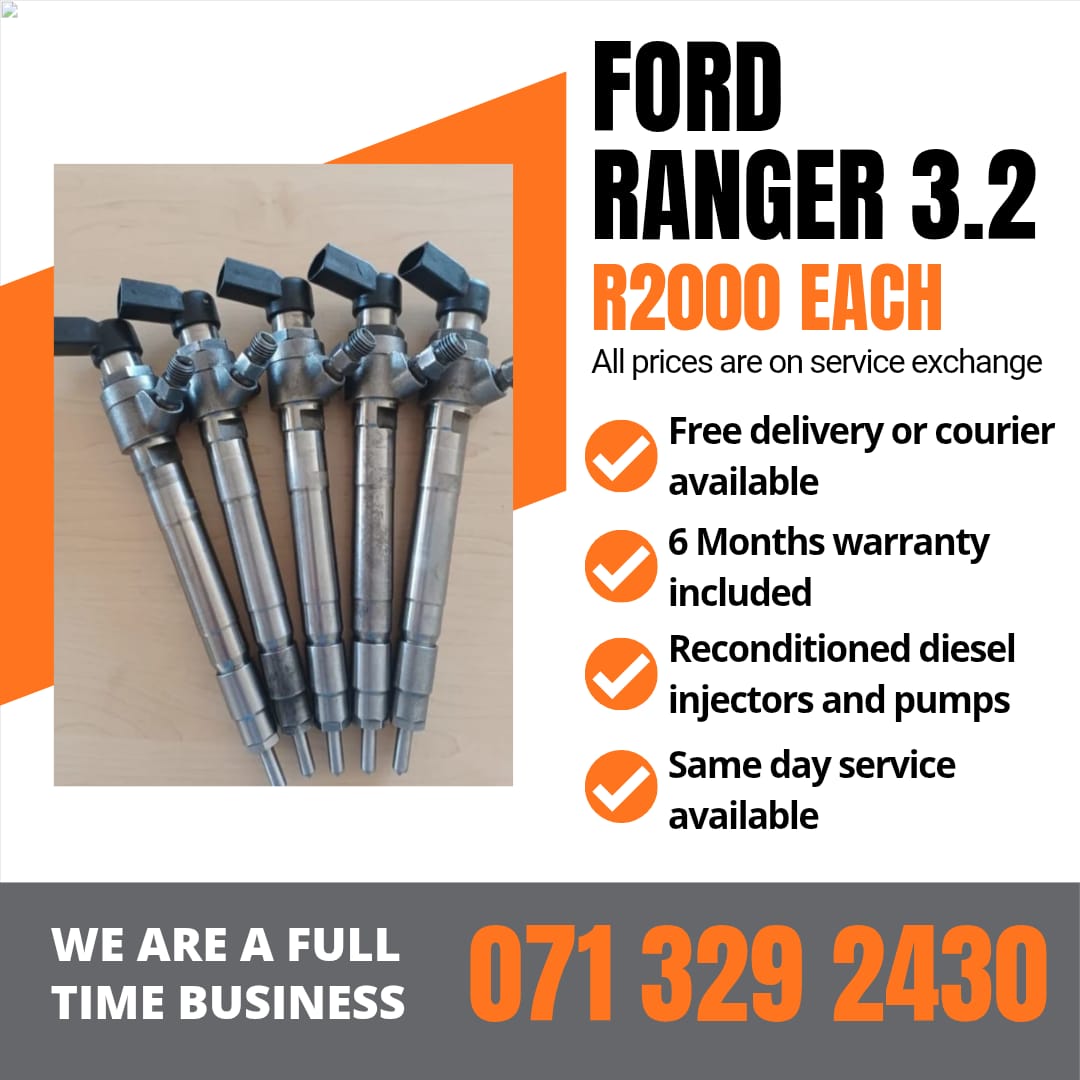 FORD RANGER 3.2 INJECTORS FOR SALE WITH WARRANTY - Private Seller FORD RANGER 3.2 INJECTORS FOR SALE WITH WARRANTY - Private Seller