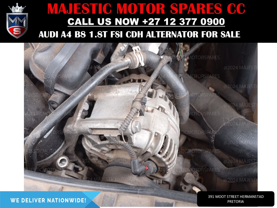 Audi A4 B8 1.8T FSI CDH Alternator for Sale – Used - Private Seller Audi A4 B8 1.8T FSI CDH Alternator for Sale – Used - Private Seller