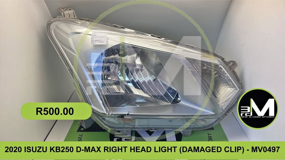 2020 ISUZU D-MAX HEADLIGHT (DAMAGED CLIP) - MV0497 - Private Seller 2020 ISUZU D-MAX HEADLIGHT (DAMAGED CLIP) - MV0497 - Private Seller