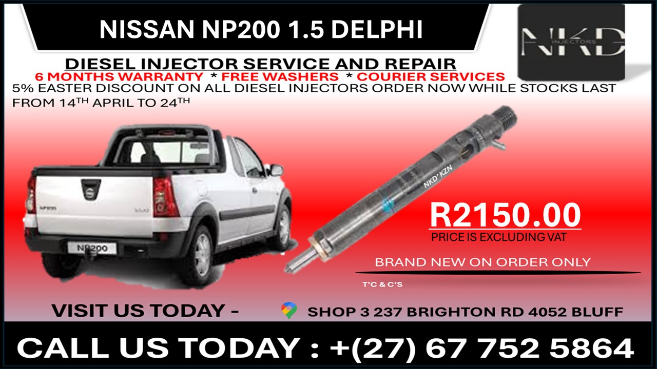 Nissan NP200 1.5L Diesel Injectors on recondition - Private Seller Nissan NP200 1.5L Diesel Injectors on recondition - Private Seller