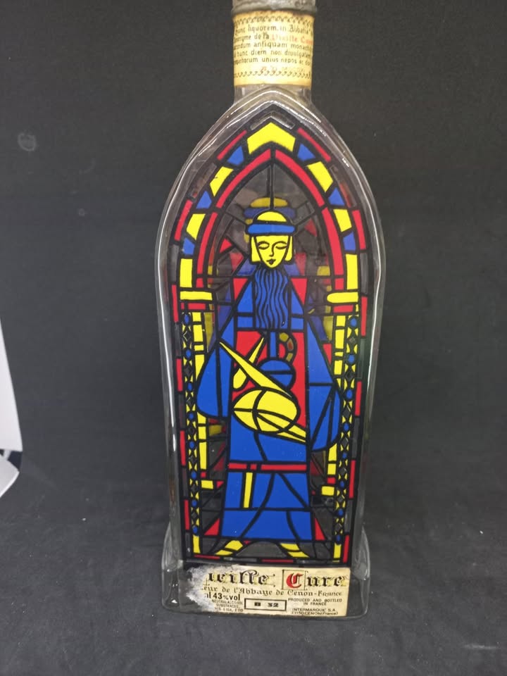Vintage Vieille Cure Liquer bottle