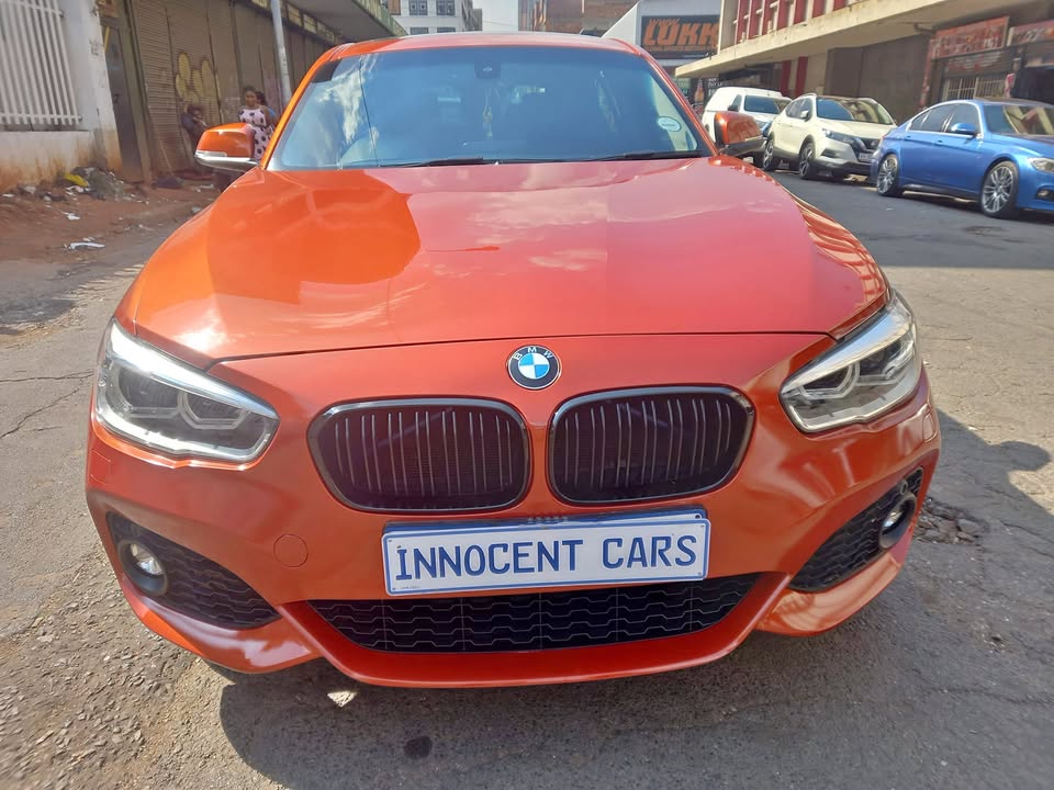 2017 BMW 120i MSPORT PETROL, AUTOMATIC TRANSMISSION, ORANGE COLOUR