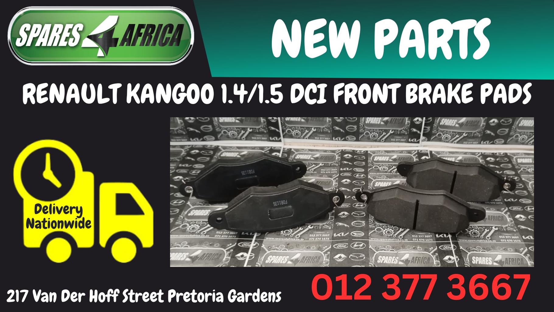 RENAULT KANGOO 1.4/1.5 DCI FRONT BRAKE PADS – BRAND NEW - Private Seller
