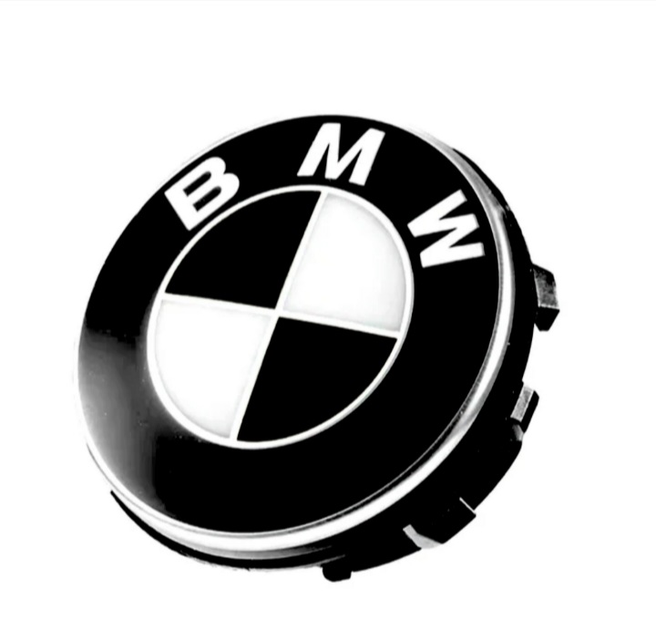 56mm Black / White Bmw center Caps (non oem) - Private Seller