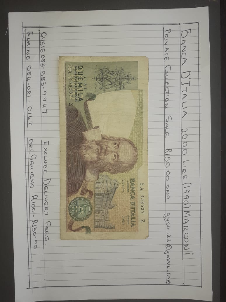Coins and notes collection for sale