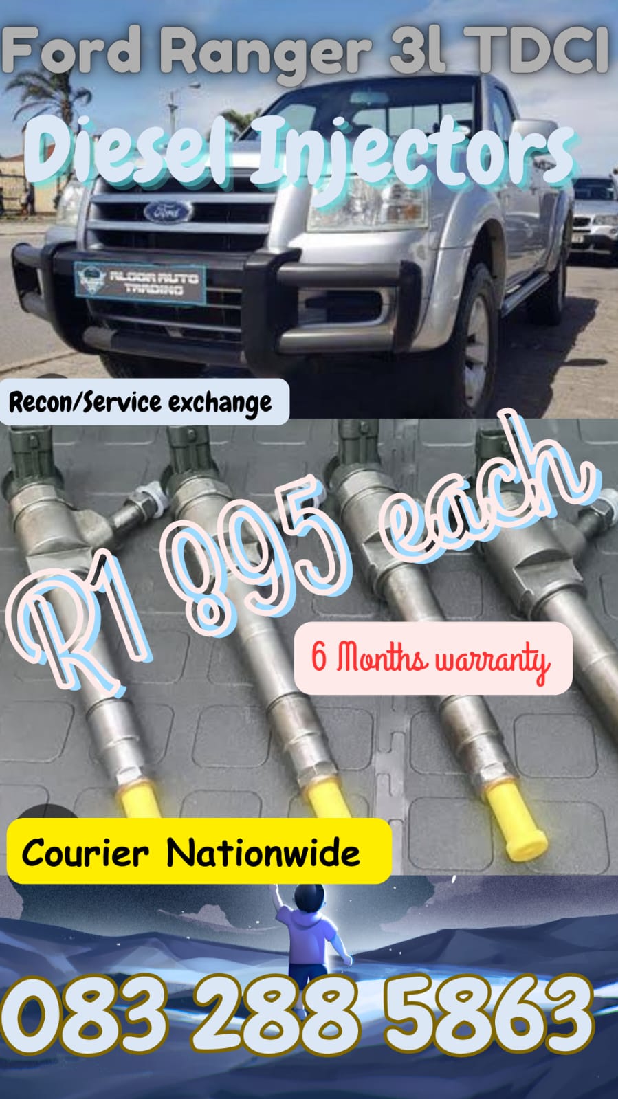 Ford Ranger 3l TDCI Diesel Injectors - Private Seller
