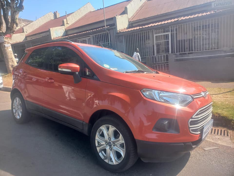 2013 FORD ECOSPORT 1.0 PETROL, MANUAL, ORANGE COLOR, MILEAGE 145000KMS