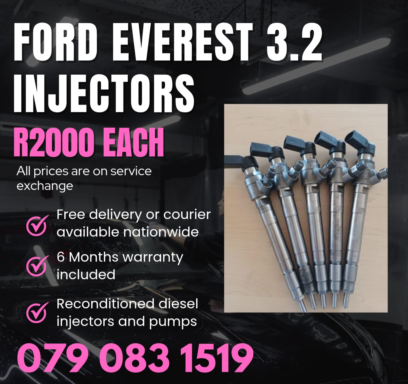 FORD EVEREST 3.2 INJECTORS FOR SALE WITH WARRANTY - Private Seller FORD EVEREST 3.2 INJECTORS FOR SALE WITH WARRANTY - Private Seller
