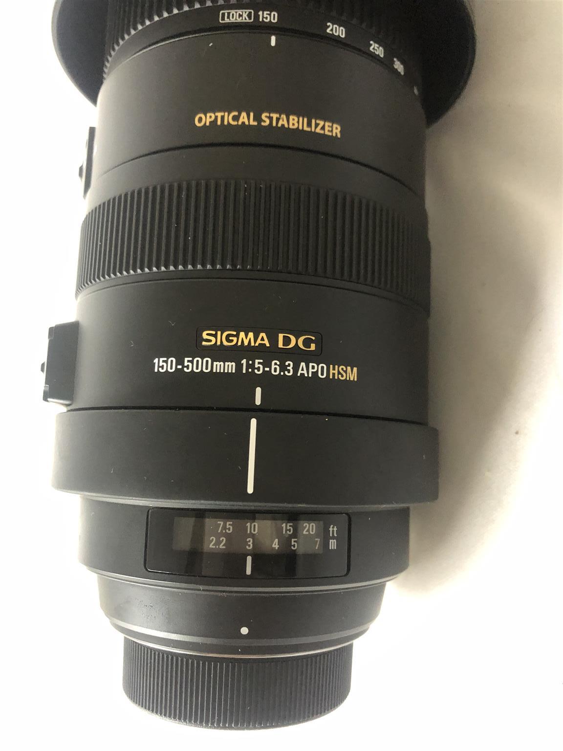 Camera Lens Sigma DG 150-500mm - B033060379-1