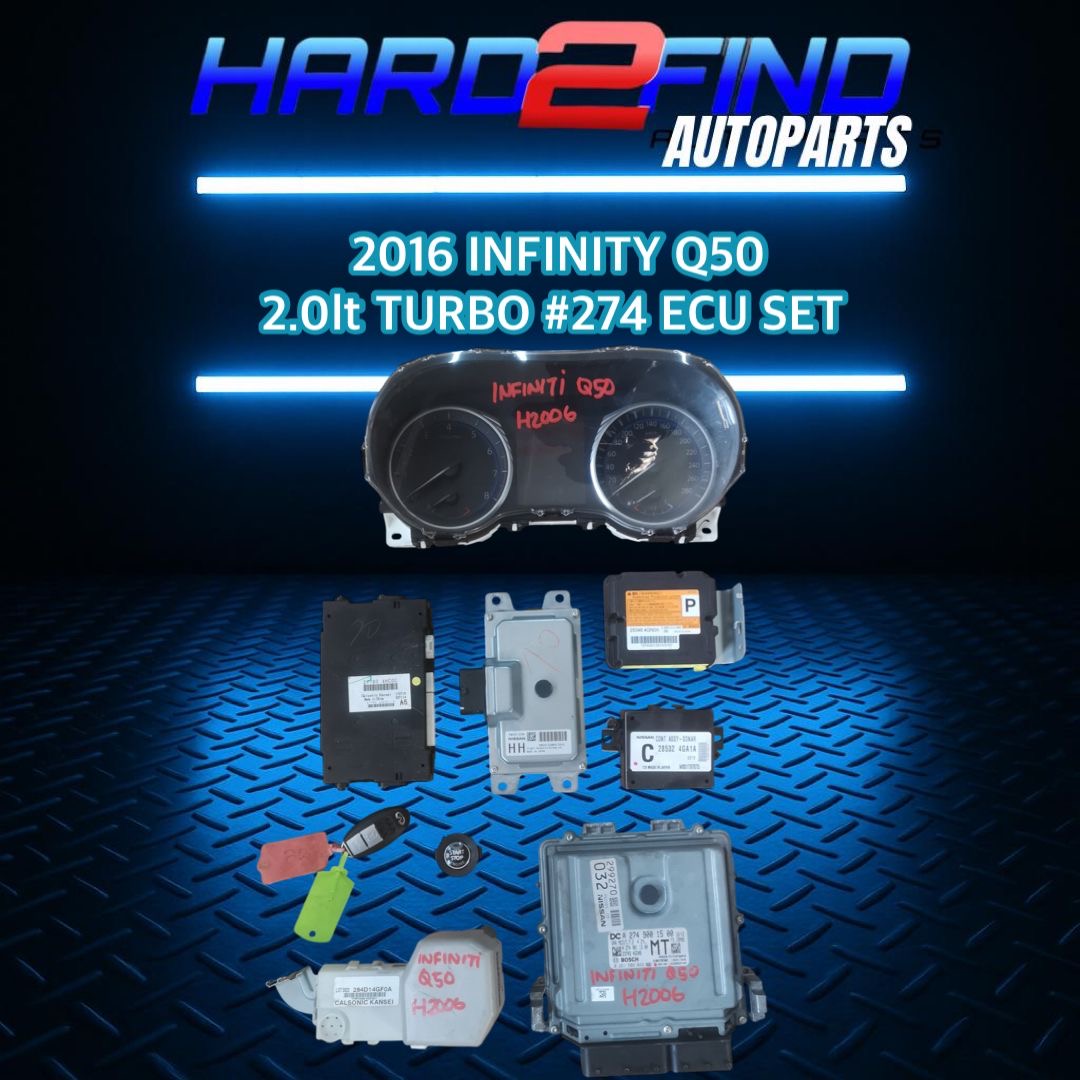 2016 Infiniti Q50 2.0lt Turbo #274 ECU Set For Sale!!! - Private Seller 2016 Infiniti Q50 2.0lt Turbo #274 ECU Set For Sale!!! - Private Seller