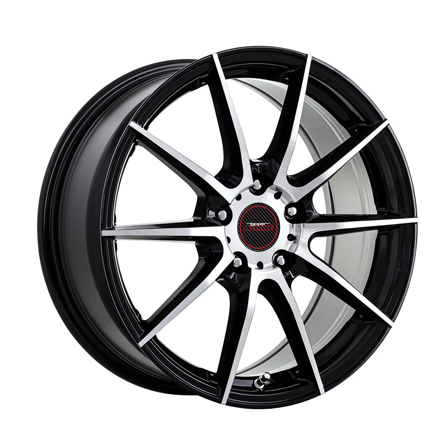 17″ A-Line Myth Black Machine Face 5/112 7.5j ET40 Flow Form Alloy Wheels