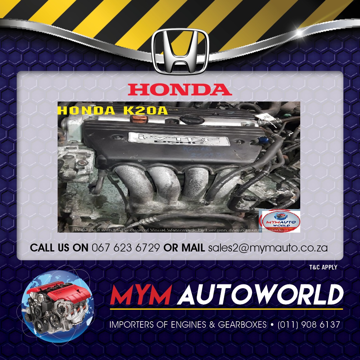 HONDA CIVIC/ACCORD TYPE R K20A ALUMINIUM INTAKE ENGINE - Private Seller HONDA CIVIC/ACCORD TYPE R K20A ALUMINIUM INTAKE ENGINE - Private Seller