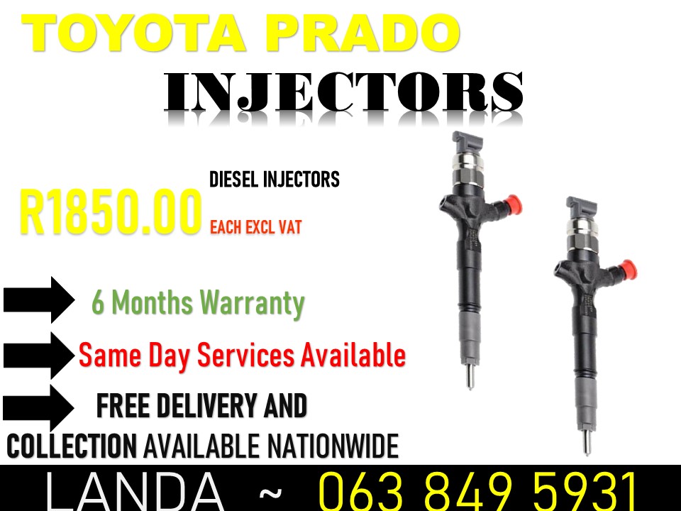 TOYOTA PRADO INJECTORS - Private Seller TOYOTA PRADO INJECTORS - Private Seller