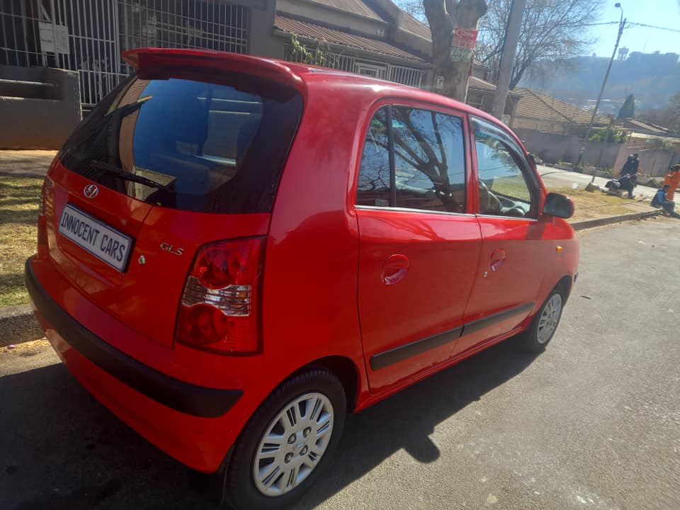 2007 HYUNDAI ATOS PRIME 1.1 GLS PETROL, MANUAL, RED IN COLOR, MILEAGE