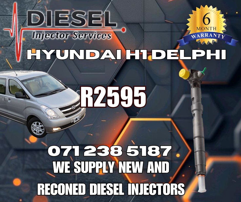 HYUNDAI H1 DELPHI DIESEL INJECTORS FOR SALE OR RECON - Private Seller