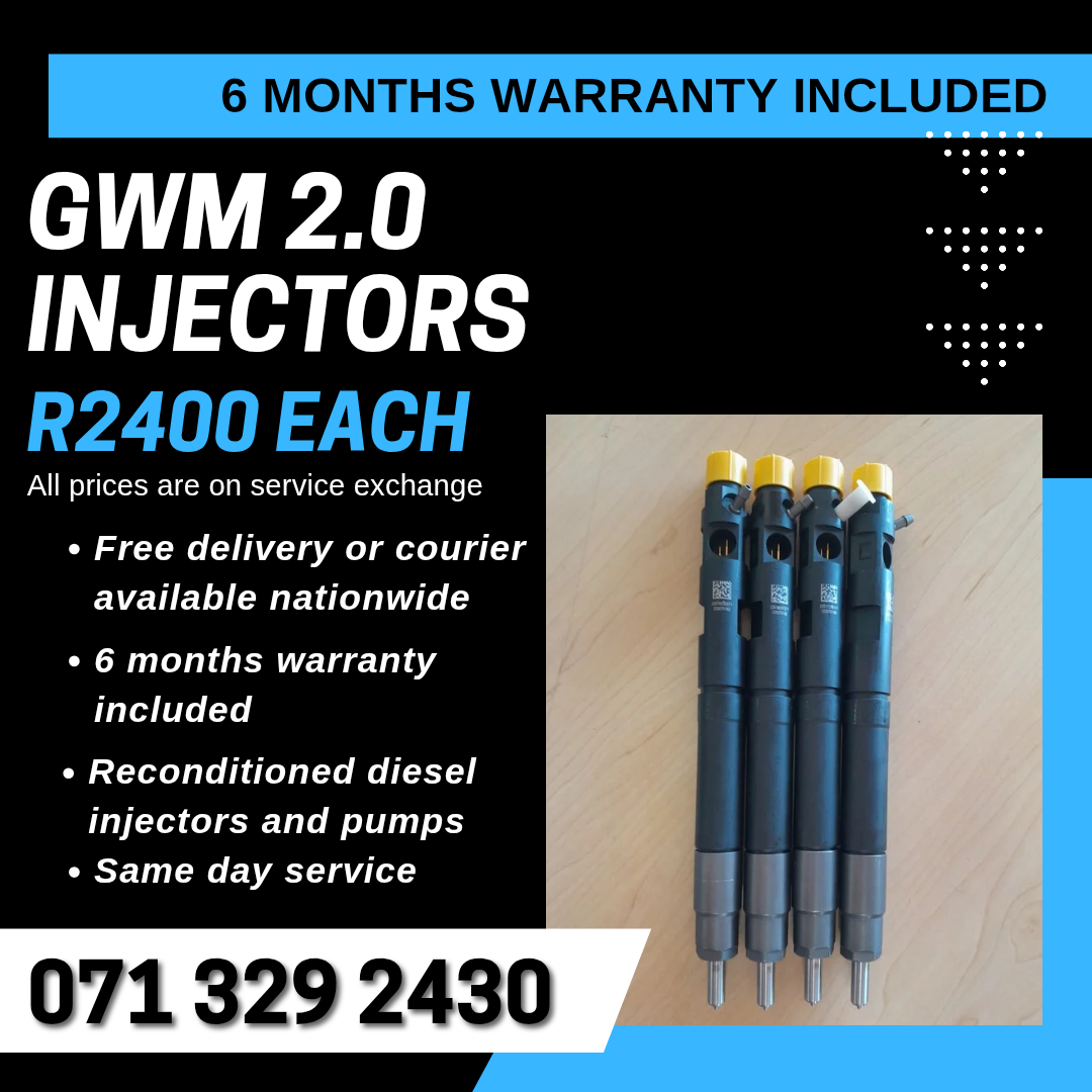 GWM 2.0 INJECTORS FOR SALE - Private Seller GWM 2.0 INJECTORS FOR SALE - Private Seller