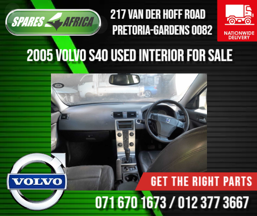VOLVO S40 USED INTERIOR FOR SALE - Private Seller VOLVO S40 USED INTERIOR FOR SALE - Private Seller