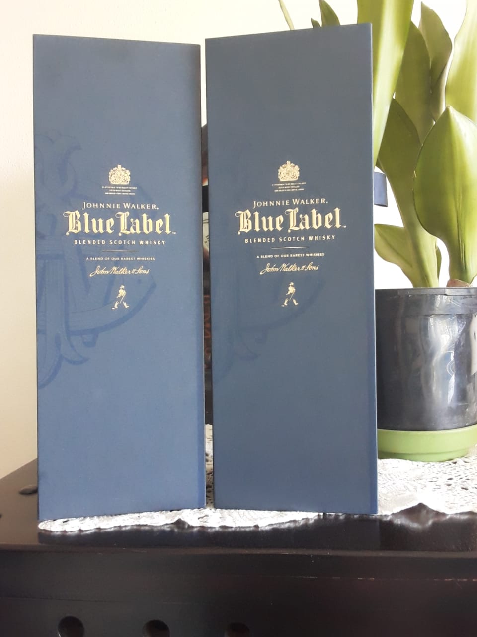 2 bottles of Johnny Walker Blue 750ml for sale 2 bottles of Johnny Walker Blue 750ml for sale
