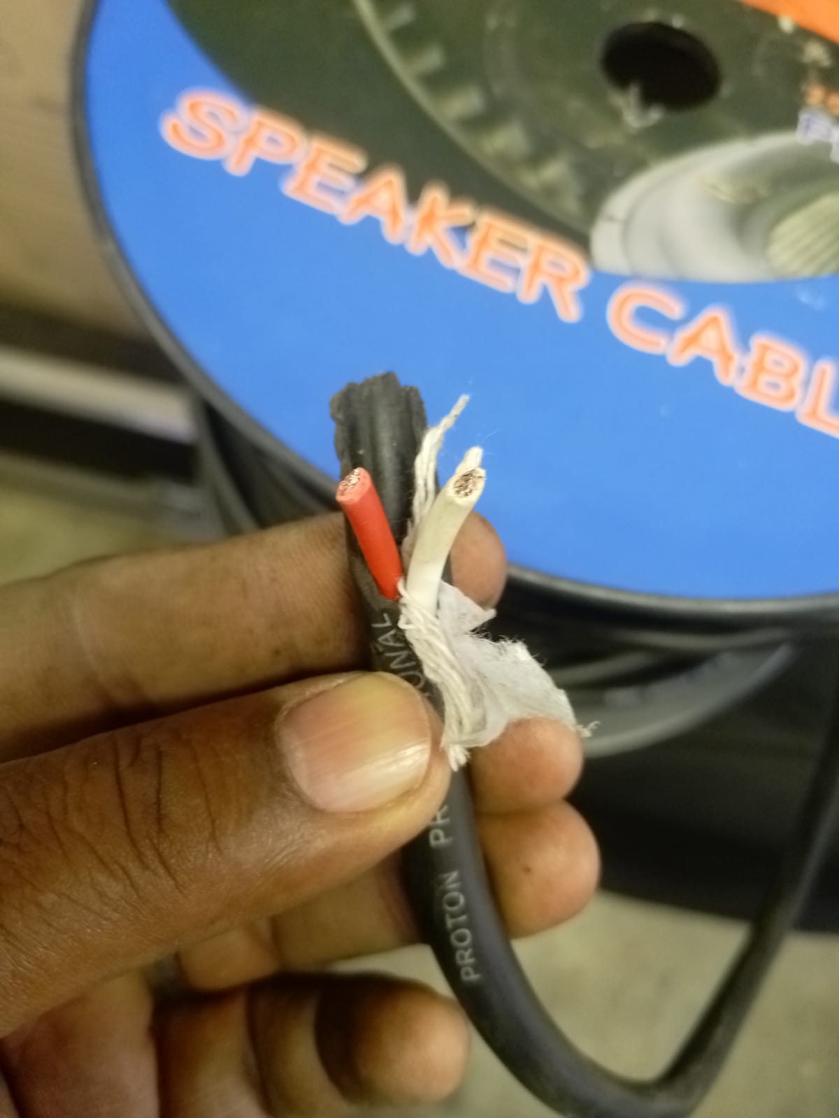 Speaker Cable, 2 Core OFC, PROTON , 12AWG-100
