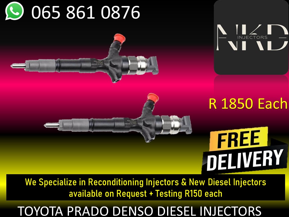 TOYOTA PRADO 3.0 DENSO INJECTORS FOR SALE - Private Seller TOYOTA PRADO 3.0 DENSO INJECTORS FOR SALE - Private Seller