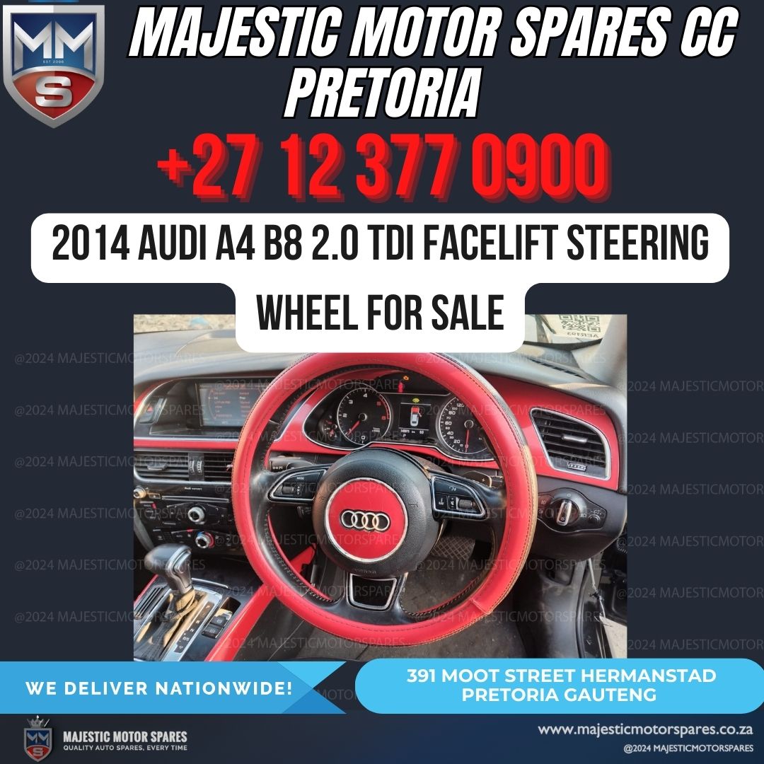 2014 Audi A4 B8 2.0 TDI Facelift Steering Wheel for Sale in Gauteng - Private Seller 2014 Audi A4 B8 2.0 TDI Facelift Steering Wheel for Sale in Gauteng - Private Seller