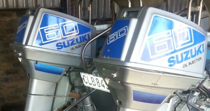 Suzuki DT 60 outboard motor cowl decals stickers vinyl graphics kits