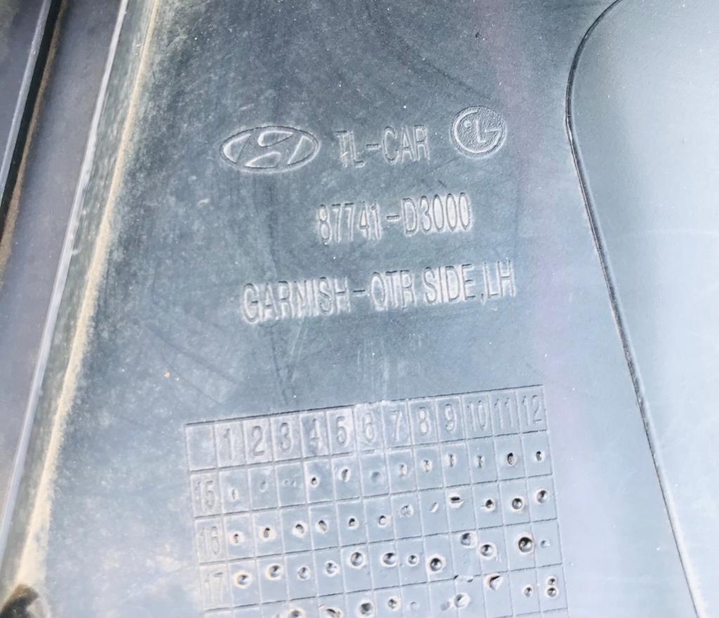 Hyundai Tucson left rear/ back door arch - Private Seller Hyundai Tucson left rear/ back door arch - Private Seller