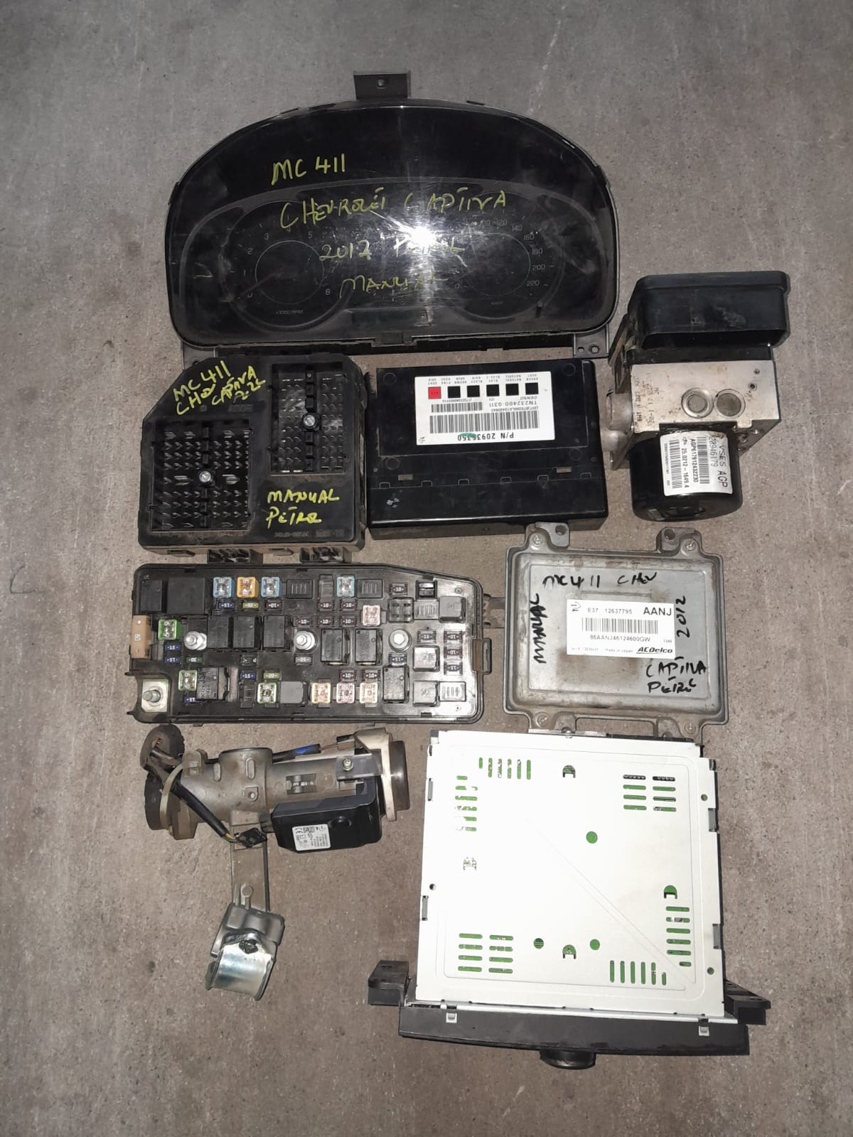 CHEVROLET CAPTIVA 2.4L COMPLETE MANUAL LOCKSET (LES ENGINE) FOR SALE - Private Seller
