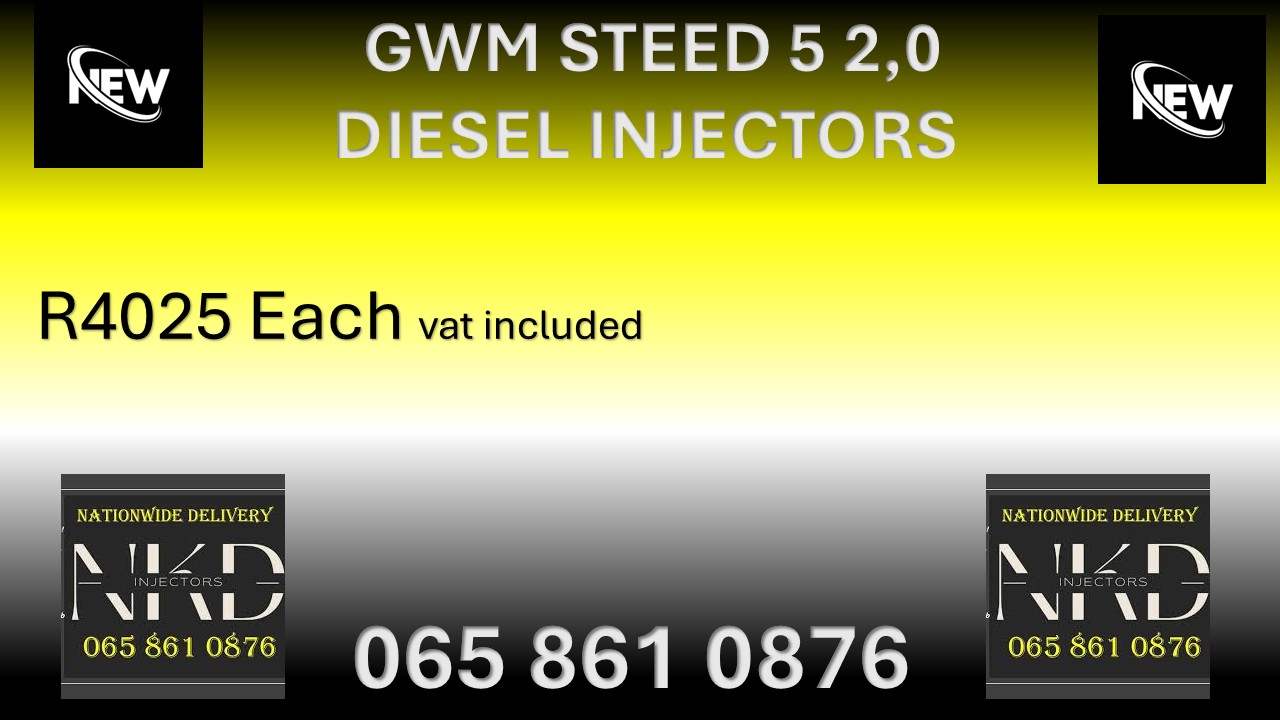NEW DIESEL INJECTORS FOR SALE FOR GWM STEED 5 2.0 - Private Seller NEW DIESEL INJECTORS FOR SALE FOR GWM STEED 5 2.0 - Private Seller