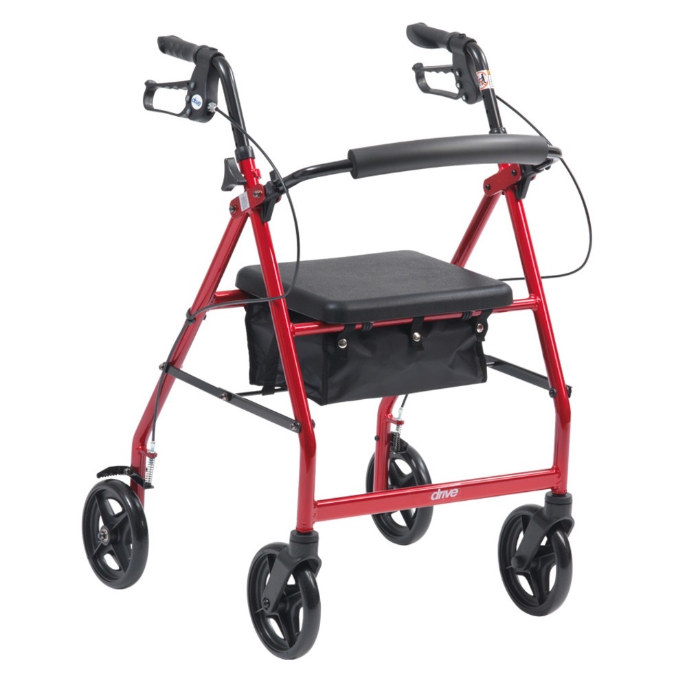 R6 Rollator by Drive Medical. Lightweight, Aluminium. On Promotional Offer, while stocks last.