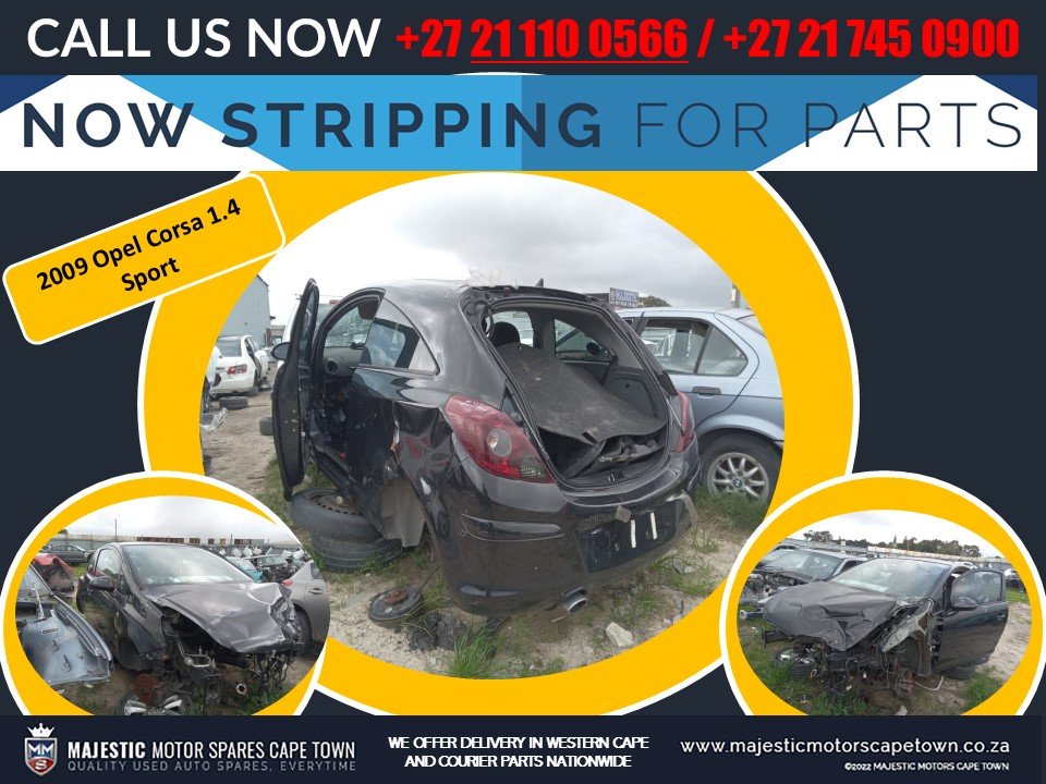 2009 Opel Corsa 1.4 Sport - Dismantling for Parts! - Private Seller 2009 Opel Corsa 1.4 Sport - Dismantling for Parts! - Private Seller