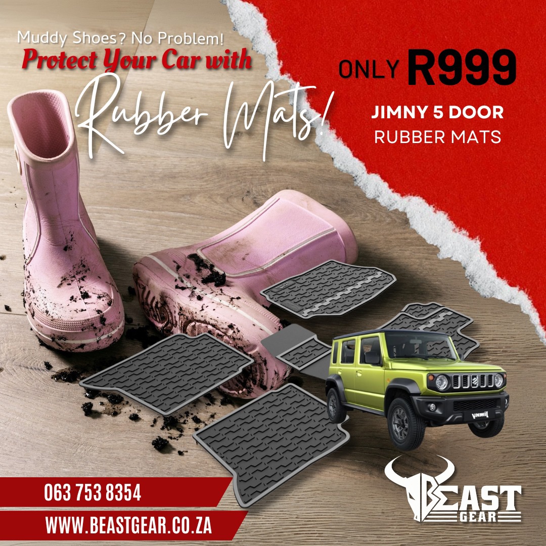 RUBBER MATS SUZUKI JIMMNY 5 DOOR - Private Seller