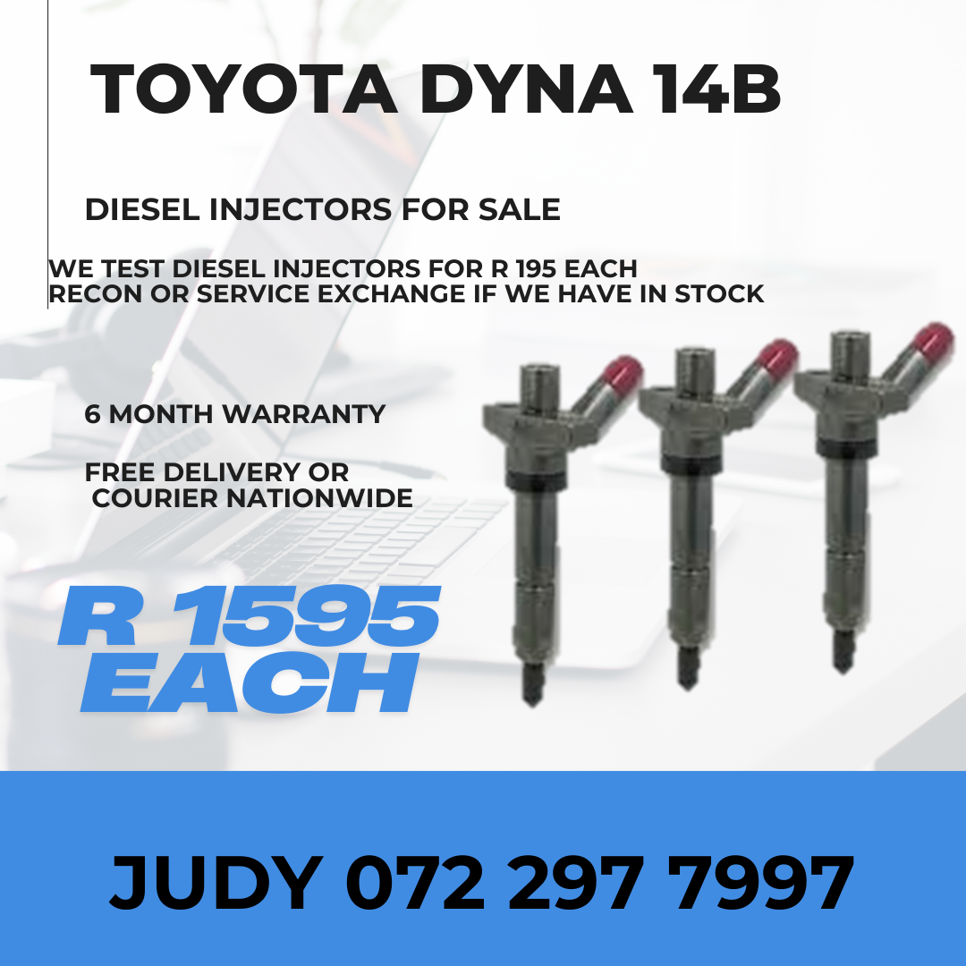 Toyota Dyna 14B Diesel Injectors for sale on service exchange or to recon - Private Seller