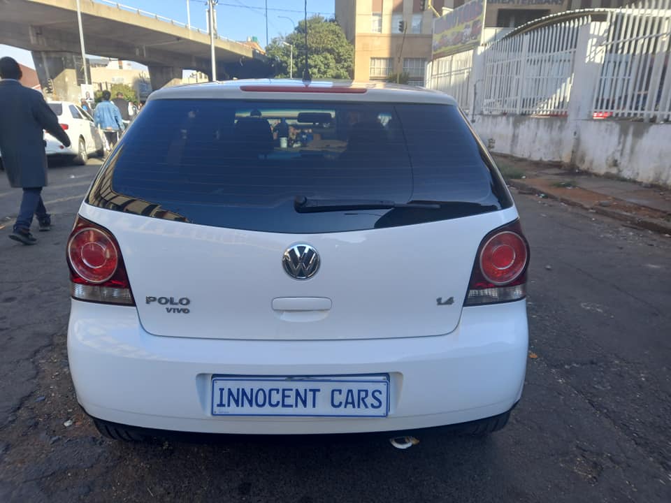 2012 VW POLO VIVO 1.4 PETROL, MANUAL, WHITE COLOR,