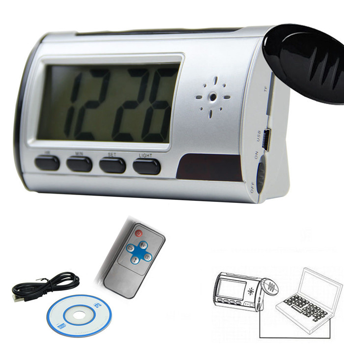 Spy Camera Clock, Remote Controlled Multi-Function DVR. Brand New Products.