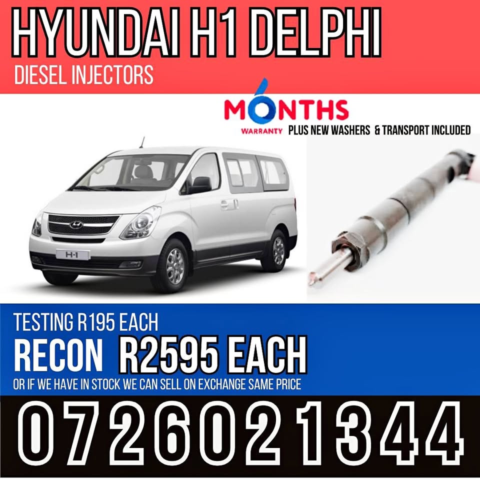 Hyundai H1 diesel injectors (recon your own or buy on exchange) - Private Seller Hyundai H1 diesel injectors (recon your own or buy on exchange) - Private Seller