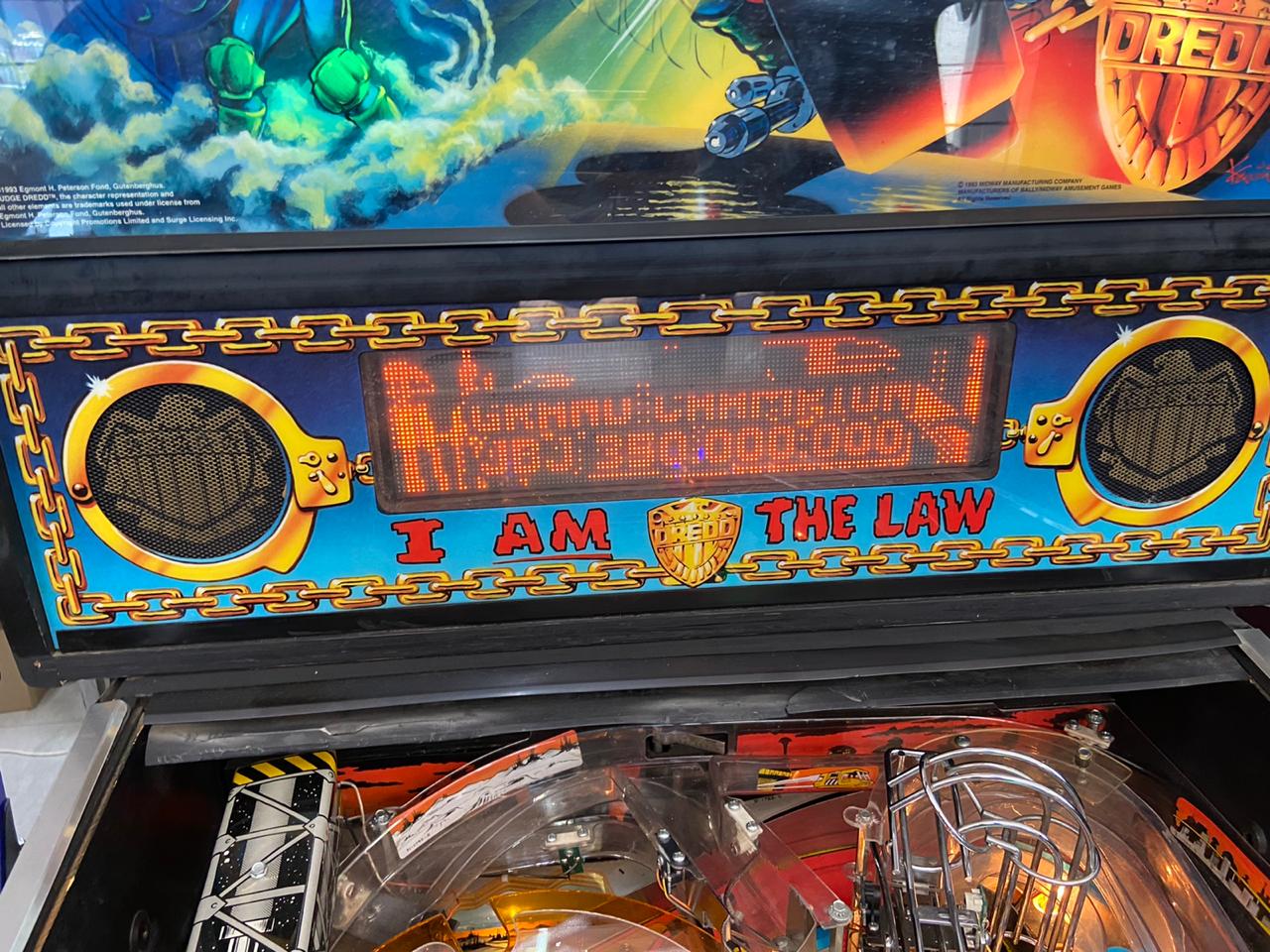 Judge Dredd Pinball Machine by Bally for sale