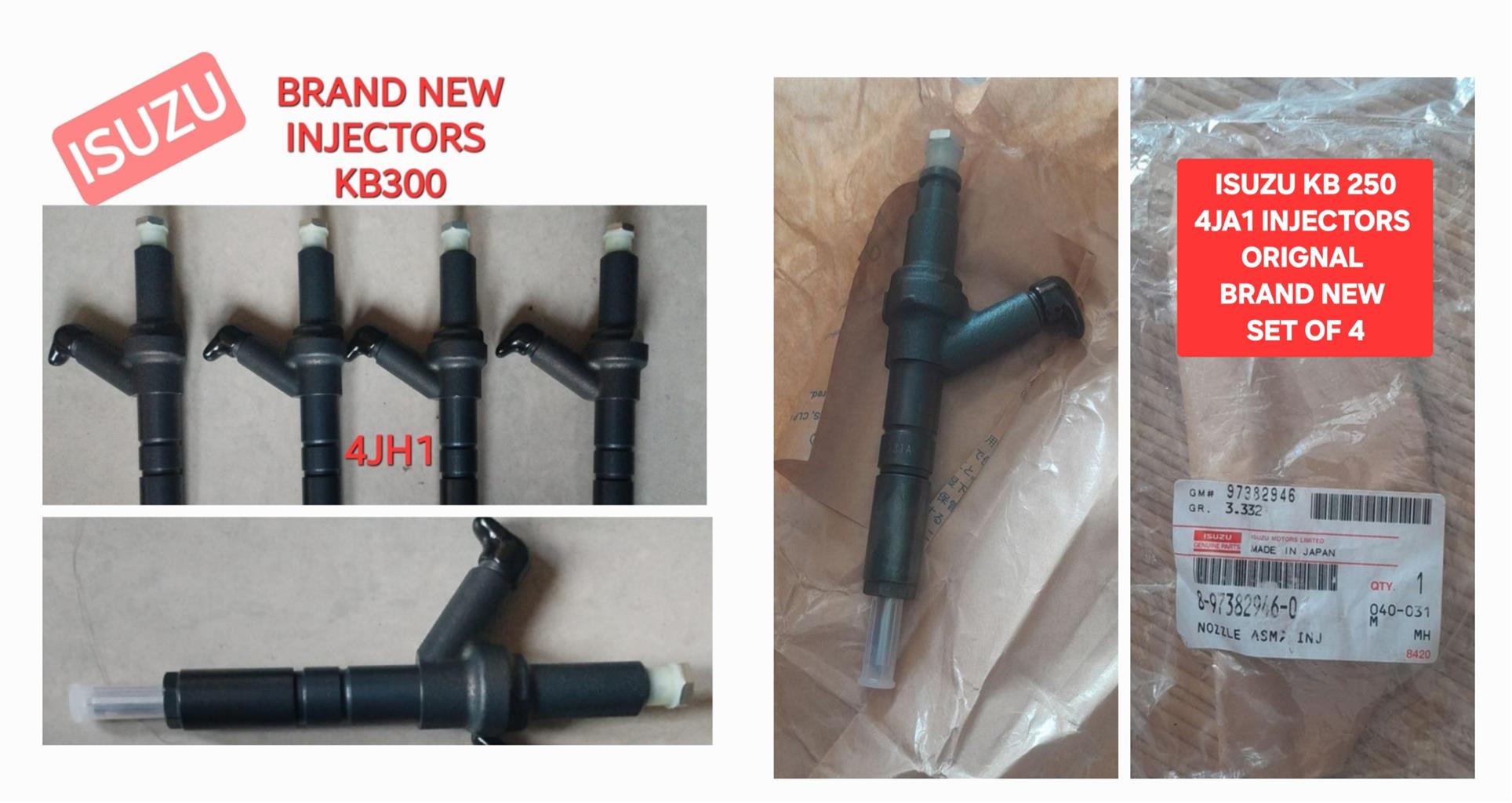 Isuzu Injectors - NEW Kb250 and NEWKB 300 - Private Seller Isuzu Injectors - NEW Kb250 and NEWKB 300 - Private Seller