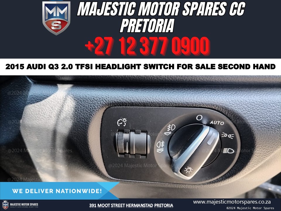 Audi Q3 2.0 TFSI headlight switch for sale Pretoria Gauteng - Private Seller Audi Q3 2.0 TFSI headlight switch for sale Pretoria Gauteng - Private Seller