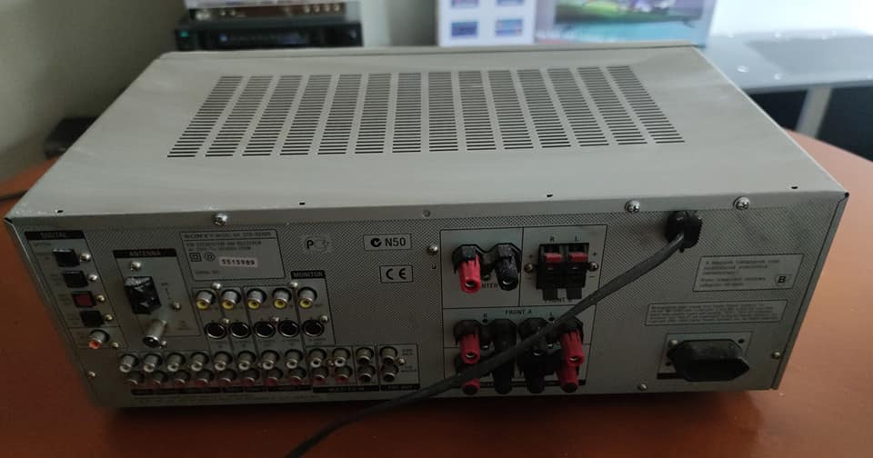 Package deal...old Sony receiver with three speakers