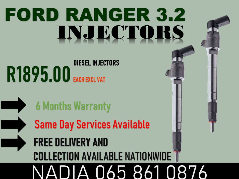 FORD RANGER 3.2 DIESEL INJECTORS FOR SALE OR TO RECON WITH WARRANTY - Private Seller FORD RANGER 3.2 DIESEL INJECTORS FOR SALE OR TO RECON WITH WARRANTY - Private Seller